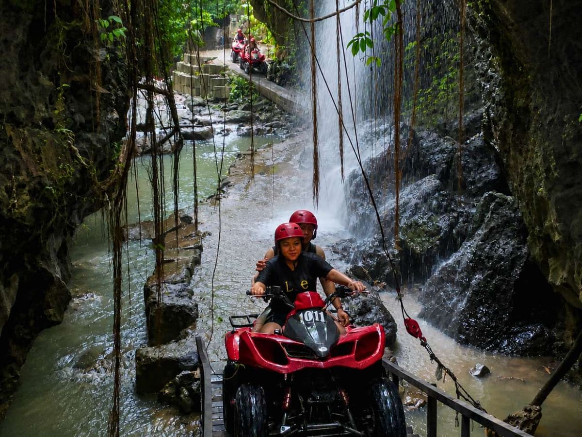 Quad ATV Waterfalls & Barong Caves