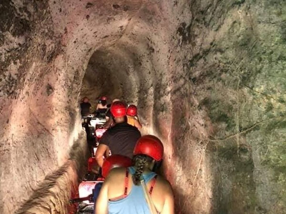 Bali ATV Quad Bike Through Tunnel, Waterfall, White Water Rafting